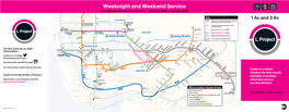 Weeknight and Weekend Service Plan Ahead with Alternate Service April 26, 2019 — Summer 2020