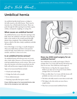Umbilical Hernia