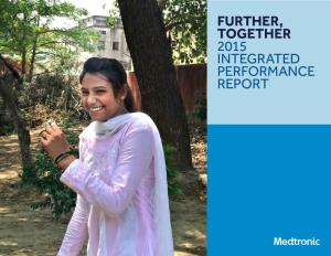 Medtronic 2015 Integrated Performance Report