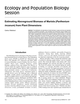 Proceedings: Shrubland Dynamics -- Fire and Water