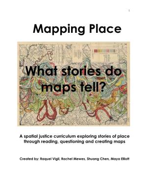 What Stories Do Maps Tell?