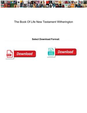 The Book of Life New Testament Witherington