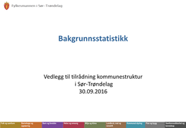 Bakgrunnsstatistikk