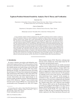 Downloaded 09/26/21 09:37 PM UTC 2526 JOURNAL of the ATMOSPHERIC SCIENCES VOLUME 70
