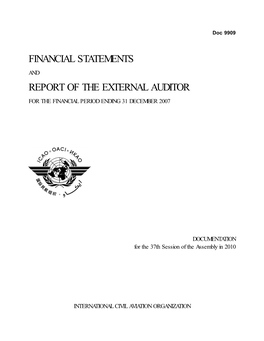 Financial Statements Report of the External Auditor