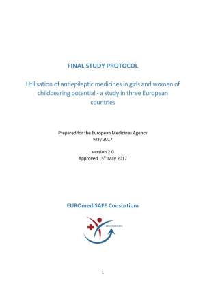 FINAL STUDY PROTOCOL Utilisation of Antiepileptic Medicines in Girls