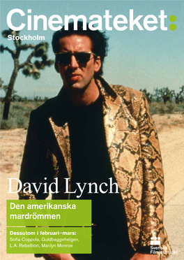 David Lynch Den Amerikanska Mardrömmen