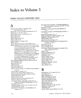 Index to Volume 3