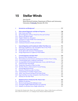 15 Stellar Winds