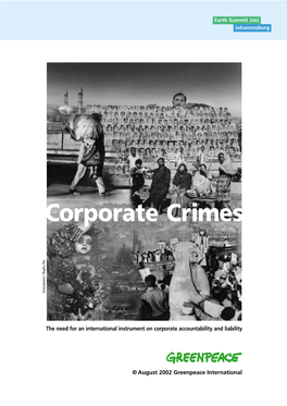 Corporate Crimes Greenpeace / Raghu Rai