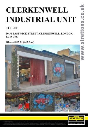 Clerkenwell Industrial Unit