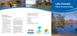 Lake Mulwala Water Quality Study