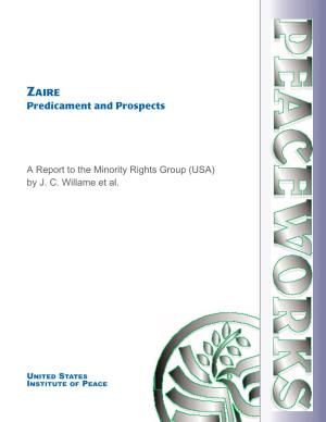 ZAIRE Predicament and Prospects