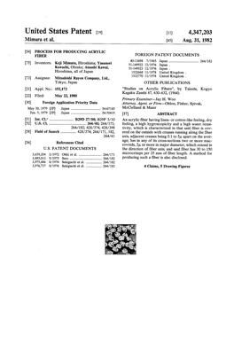 United States Patent (19) (11) 4,347,203 Mimura Et Al
