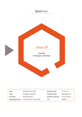 Quoint Weekly Intelligence Bulletin 39