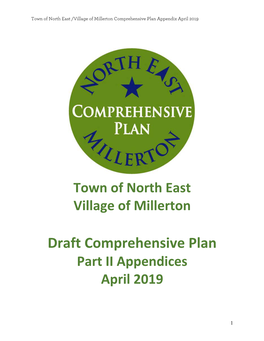Draft Comprehensive Plan Part II Appendices April 2019