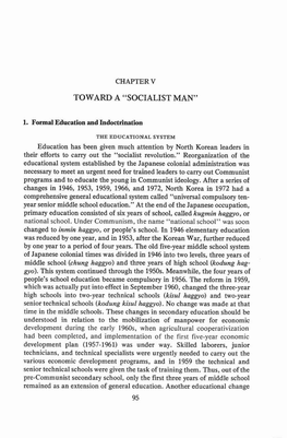 Toward a "Socialist Man"