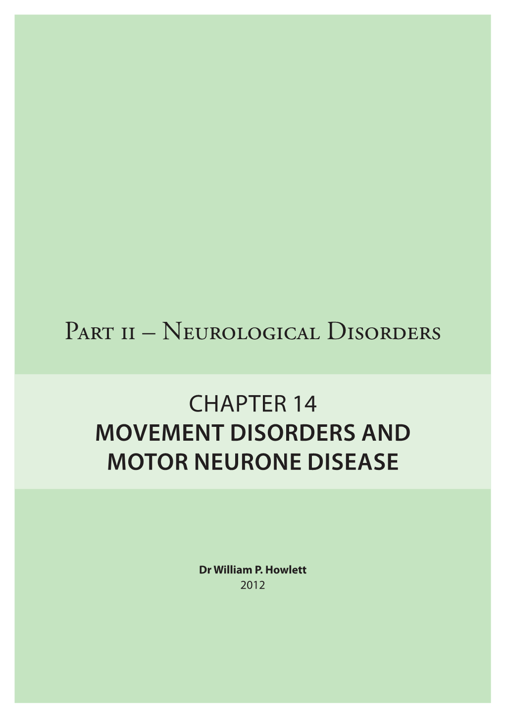 Part Ii – Neurological Disorders