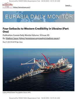 Four Setbacks to Western Credibility in Ukraine