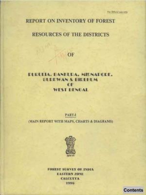 Report on Inventory of Forest Resources of The