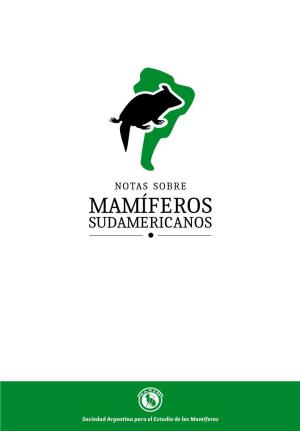 Sociedad Argentina Para El Estudio De Los Mamíferos Versión On-Line ISSN 2618-4788