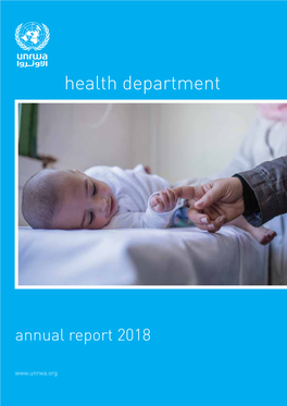 UNRWA Health Department Annual Report 2018