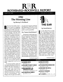 Rothbard-Rockwell Report