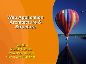 Web Applicationapplication Architecturearchitecture && Structurestructure