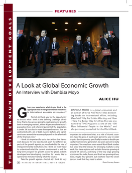 A Look at Global Economic Growth an Interview with Dambisa Moyo ALICE HU
