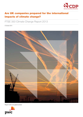 FTSE 350 Climate Change Report 2013