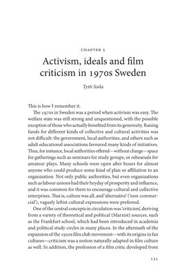 Reclaiming Women's Agency in Swedish Film History And