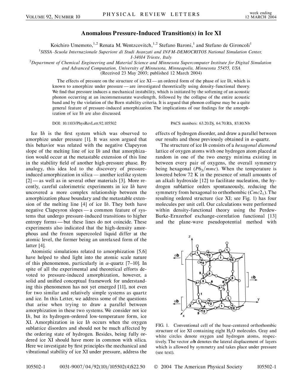 Anomalous Pressure-Induced Transition(S) in Ice XI