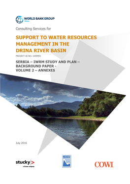 Support to Water Resources Management in the Drina River Basin Project Id No