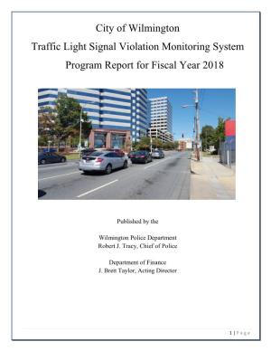 Traffic Light Signal Violation Monitoring Program 2018