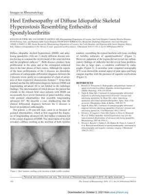Heel Enthesopathy of Diffuse Idiopathic Skeletal Hyperostosis