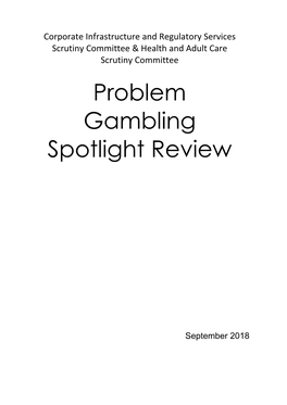 Problem Gambling Spotlight Review