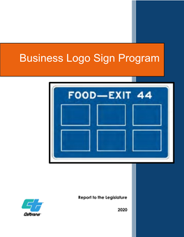 Business Logo Sign Program Report