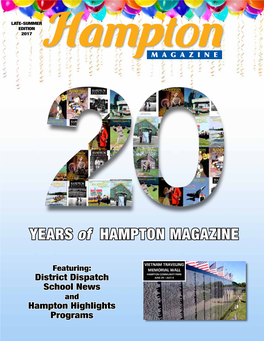 YEARS of HAMPTON MAGAZINE