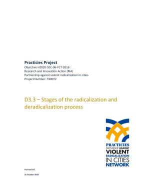 Stages of the Radicalization and Deradicalization Process