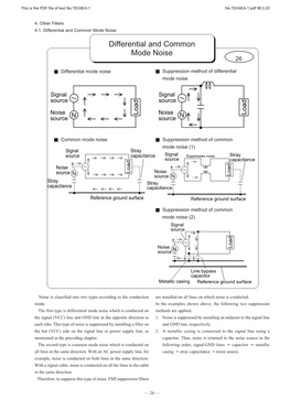 Differential and Common Mode Noise Differential and Common Mode Noise 26