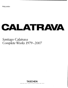 Santiago Calatrava Complete Works 1979-2007