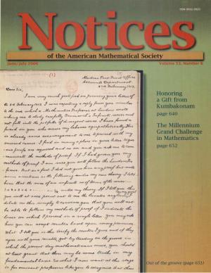Notices of the American Mathematical Society June/July 2006