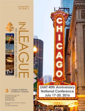 LHAT 40Th Anniversary National Conference July 17-20, 2016