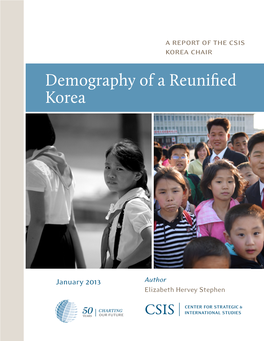 Demography of a Reunified Korea