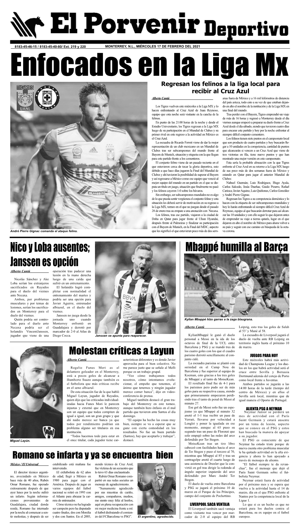 16 02 2014 13 Deportesportada.Qxd (Page 1)