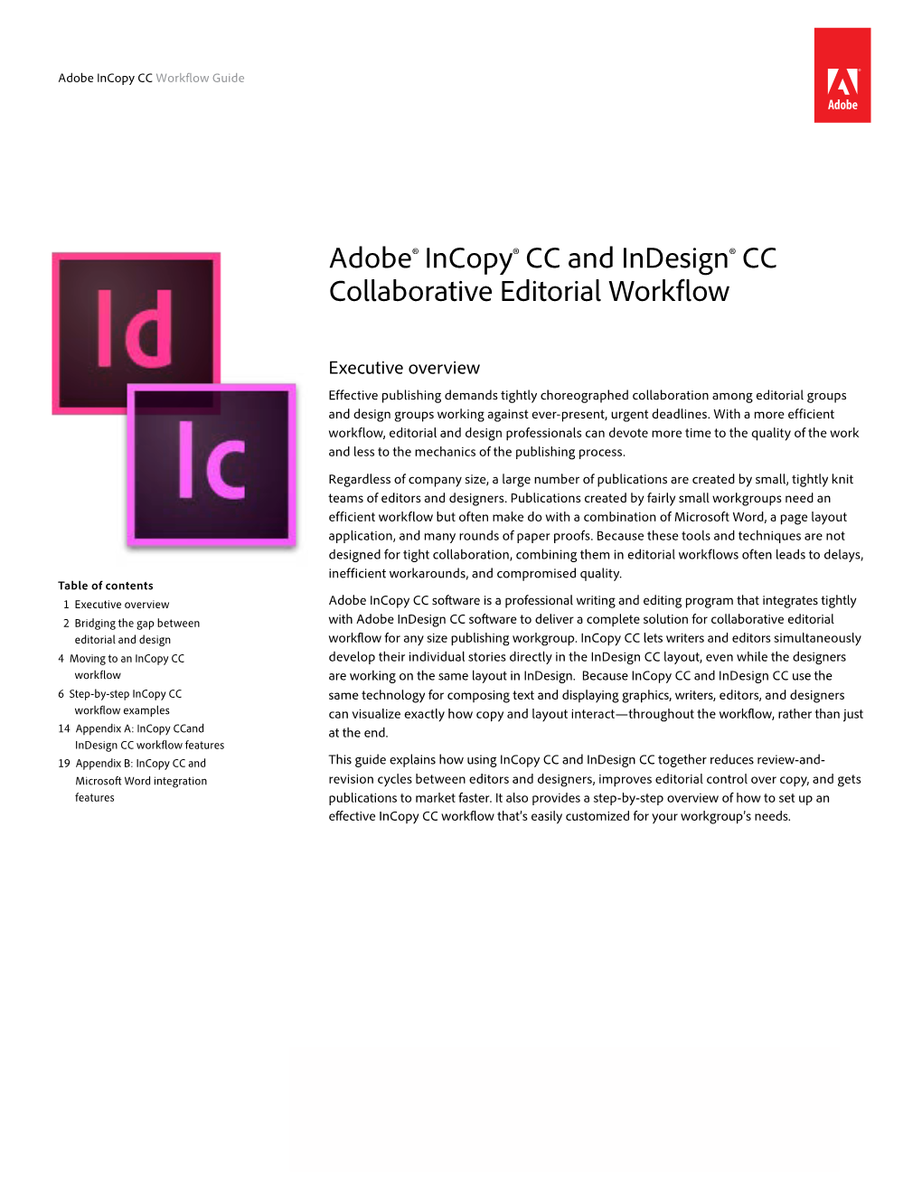 Adobe Incopy CC Workflow Guide