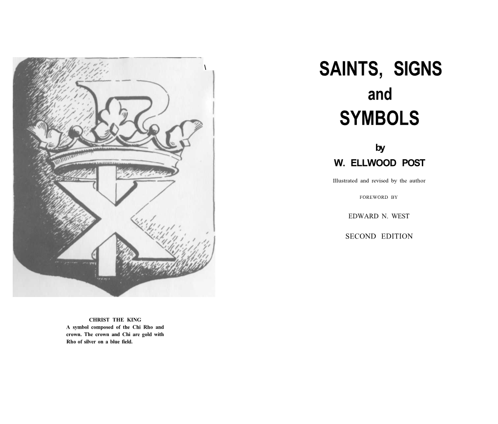 Saints, Signs Symbols