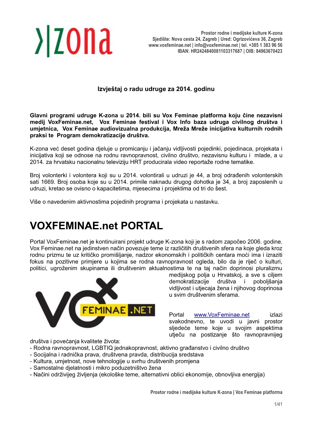 VOXFEMINAE.Net PORTAL