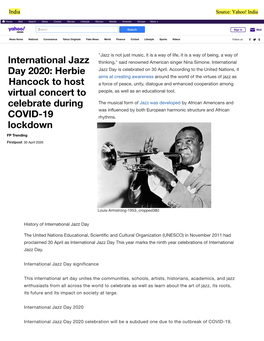 Herbie Hancock to Host Virtual Concert to Celebrate