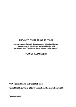 Gibraltar Range Parks and Reserves